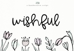 Wishful - A Bold Handwritten Font Font Download