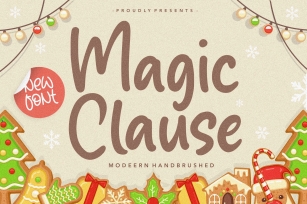 Magic Clause Modern Handbrushed Font Font Download
