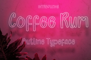 Coffee Rum Font Download