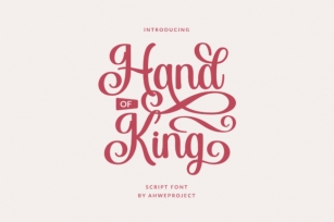 Hand of King Font Download