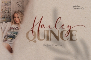 Harley Quince Elegant Font Duo Font Download