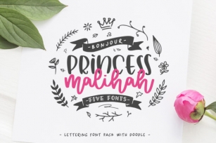 Bonjour Princess Malihah Font Download