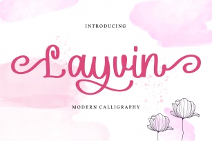 Layvin | Modern Calligraphy Font Font Download
