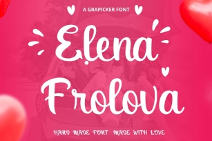 Elena Frolova Font Download