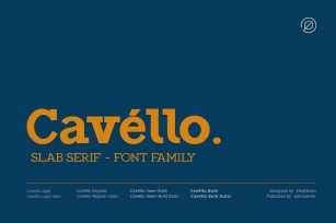 Cavello Slab Serif Font Download