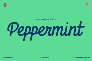 PEPPERMINT Font Download