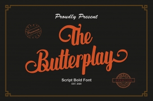 The Butterplay Font Download