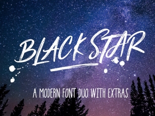 Black Star : 3 Sets + Sans Font Download