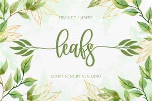 leafs Font Download