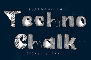 Techno Chalk Font Download
