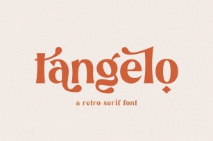 Tangelo - Retro Font Font Download