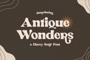 Antique Wonders Font Download