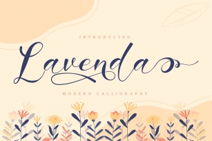 Lavenda | Modern Calligraphy Font Font Download
