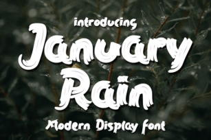 January Rain Font Download