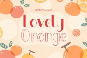 Lovely Orange Font Download