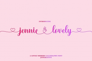 Jennie Lovely Script Font Download