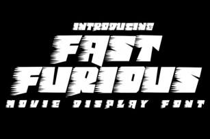 Fast Furious Font Download