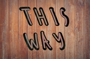 This Way Font Download