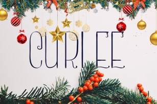 Curlee - A Thin and Curly Font Font Download