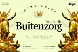 Buitenzorg - Font Family Serif Font Style Font Download