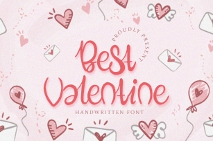Best Valentine - Handwritten Font Font Download