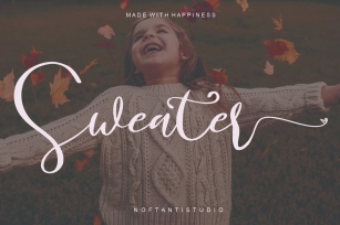Sweater - WEB FONT Font Download