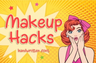 Makeup Hacks Font Download
