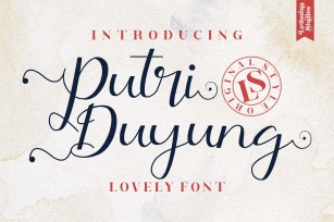 Putri Duyung - Beautiful Script Font Font Download