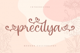 Precilya | Modern Calligraphy Font Font Download