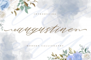 Augustine | Modern Calligraphy Font Font Download