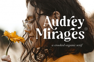 Audrey Mirages - Organic Serif Font Download