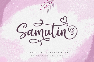 Samutin | Lovely Calligraphy Font Font Download