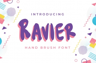 Ravier - Hand Brush Font Font Download