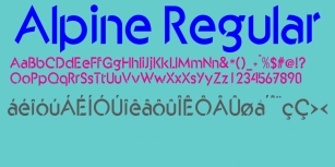 Alpine Reglar Font Download