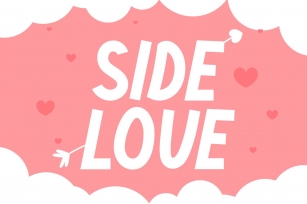 Side Love - Cute Display Font Font Download