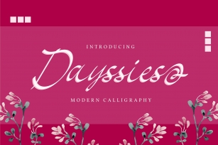 Dayssies | Modern Calligraphy Font Font Download