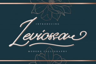 Leviossa | Modern Calligraphy Font Font Download