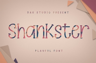 Shankster - Playful Font Font Download
