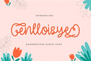 Enlloisye | Handwritten Script Font Font Download