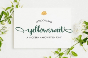Yellow Sweet Font Download