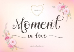 Moment in Love Font Download