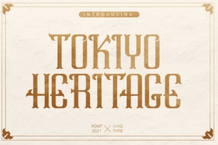 Tokiyo Heritage Font Download