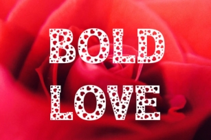 Bold Love Font Download