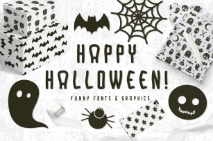 Halloween Fonts and Graphics Font Download