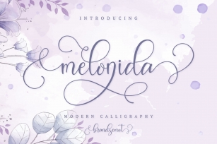 Melonida || Lovely Script Font Font Download