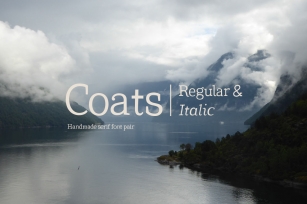 Coats Regular & Coats Italic Font Download