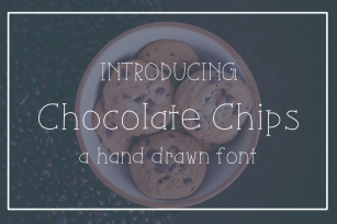 Chocolate Chips Font Font Download