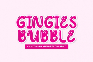 Gingies Bubble Font Download