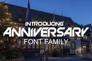 Anniversary Font Download