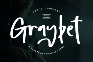 Graybet | A Beauty Handwritten Font Font Download